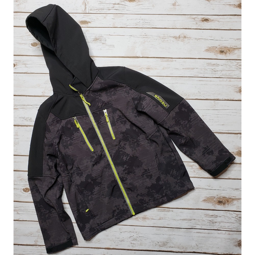Snozu Boys' Black Softshell Jacket Medium 10-12 - Picture 2 of 8